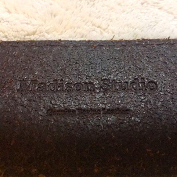 Vintage Genuine Leather Western Belt - Picture 6 of 12